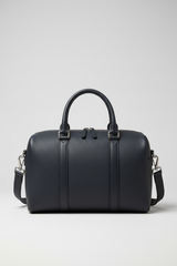 Le Compact Weekender in Navy, front portrait view