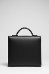 Le Slim Briefcase Black – Front Shot