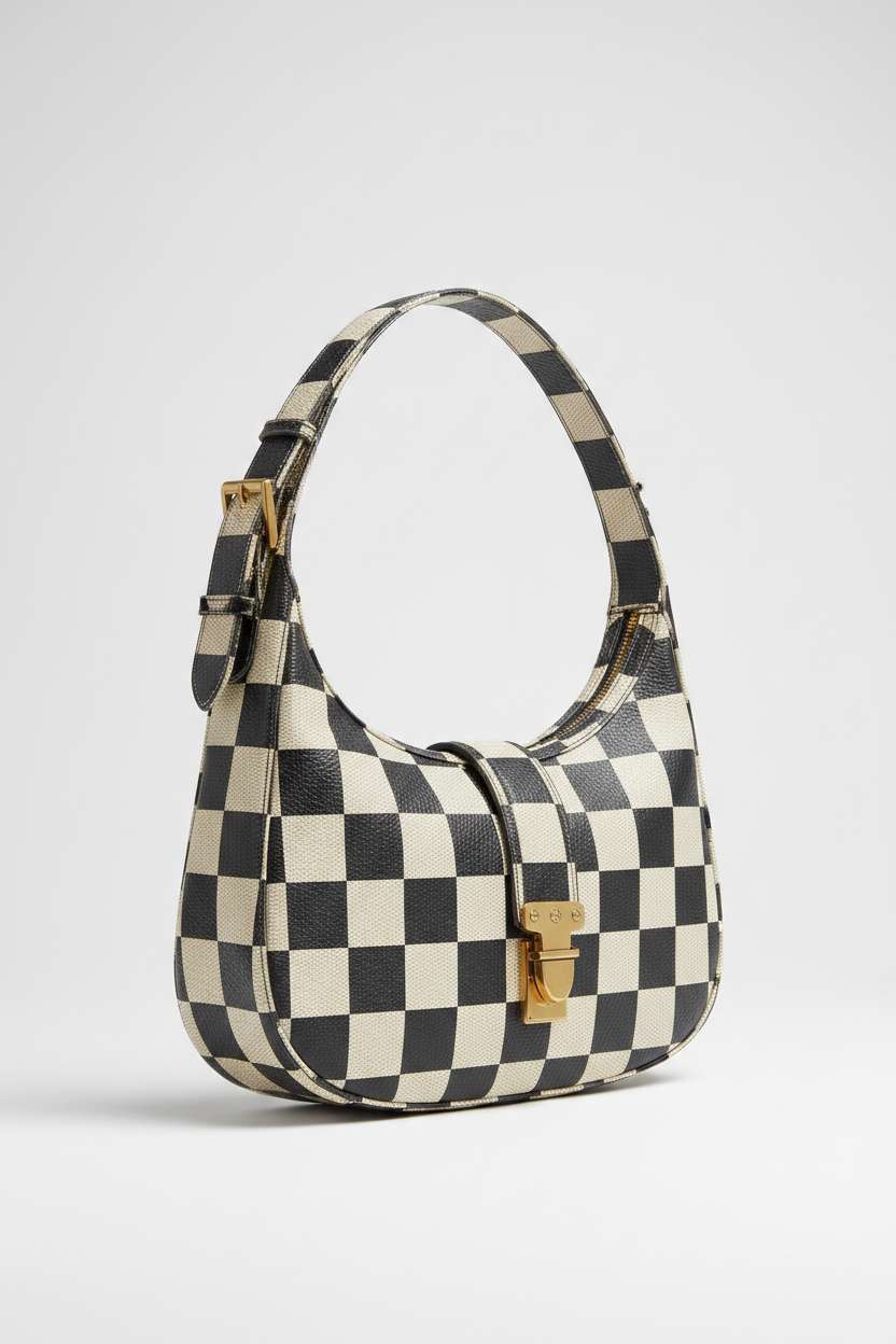 Le Gina Signature Checkered – Front Angle