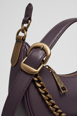 Le Gina Atelier Purple + Bronze – Leather & Hardware