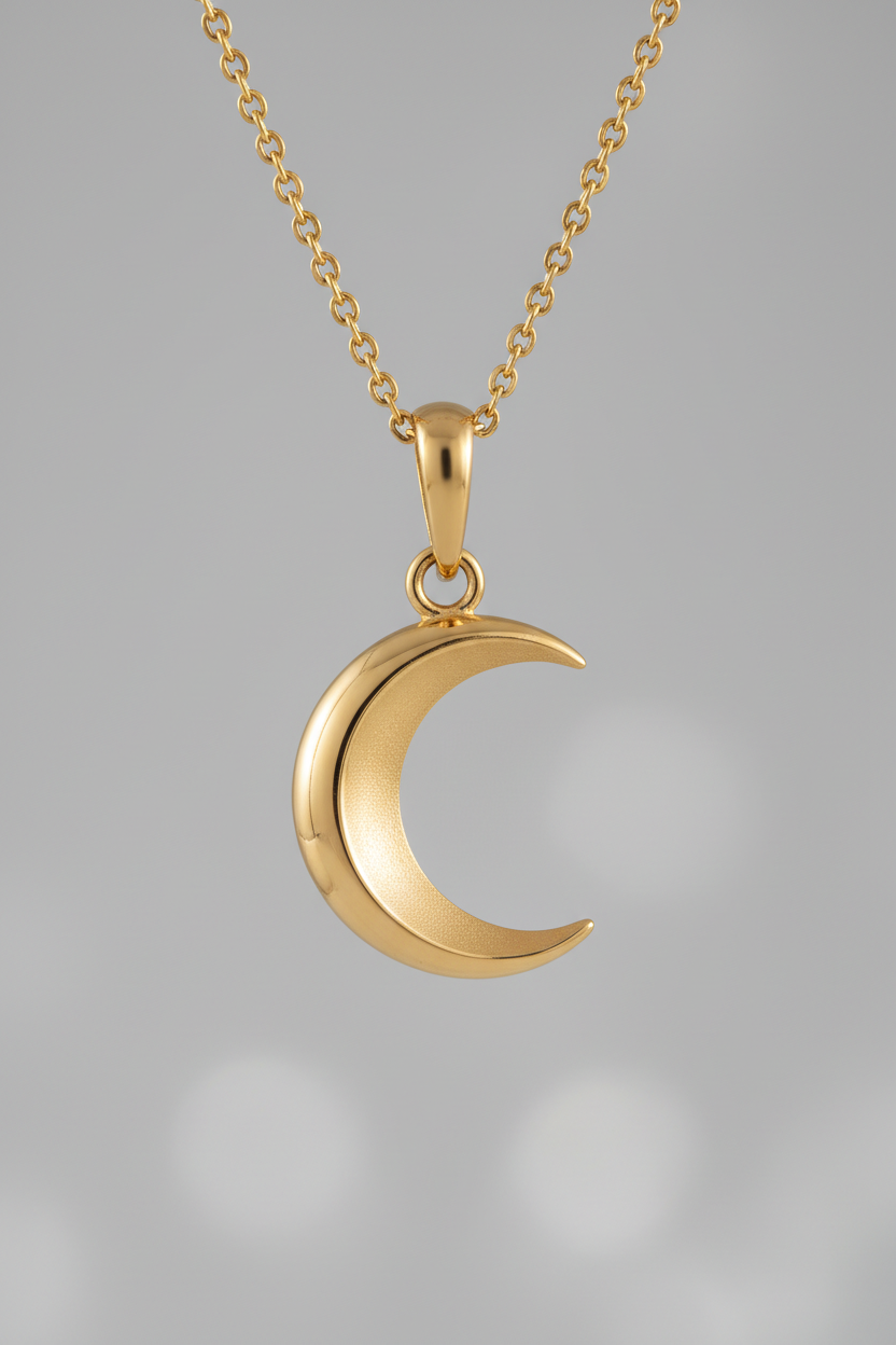 Le Luna Necklace – Jewelry Macro Close-Up
