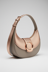 Le Gina Atelier Rose Gold + Gray – Side Angle