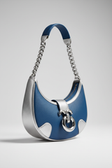 Le Gina Voyage Blue + Silver – Side Angle