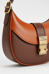 Le Gina Atelier Orange + Brown – Leather & Hardware