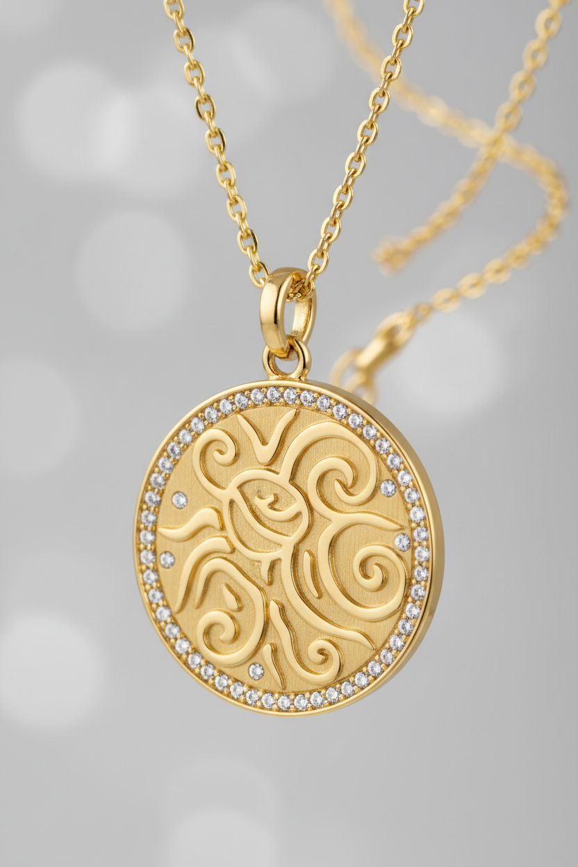 Le Étoile Coin Necklace – Luxury Macro