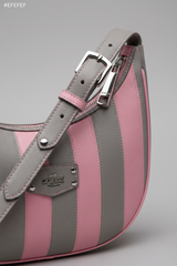 Le Gina Voyage Pink + Gray – Leather & Hardware