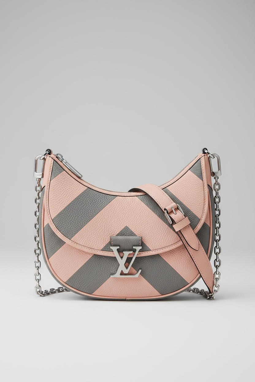 Le Gina Voyage Pink + Gray – Front Angle