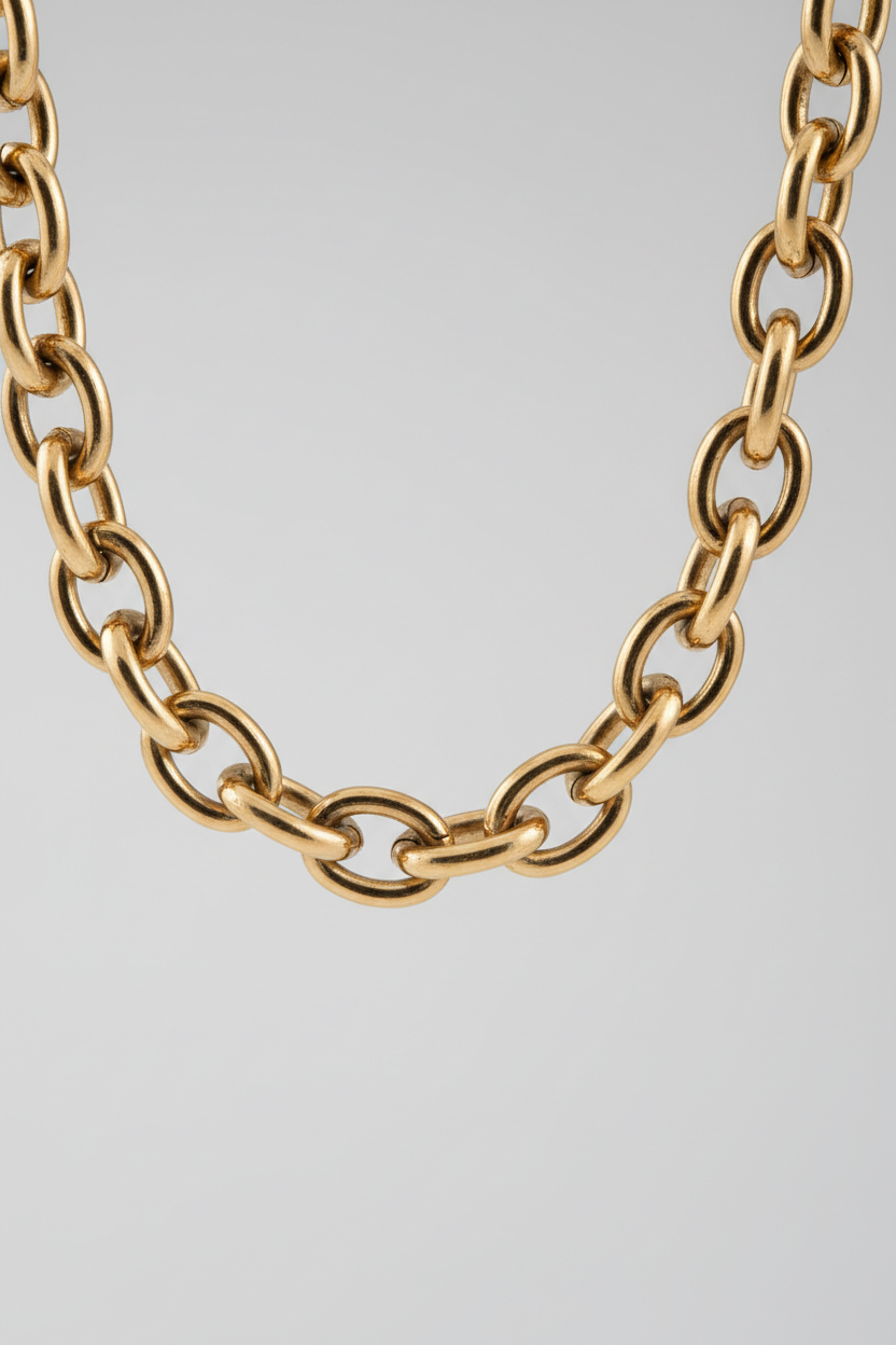 Le Étoile Necklace – Gold Chain Detail