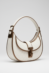 Le Gina Studio White + Bronze – Side Angle