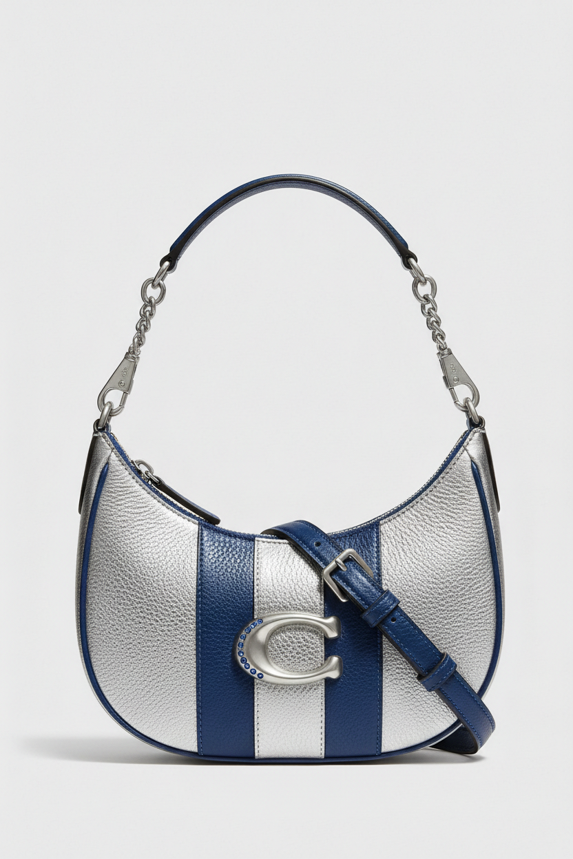 Le Gina Voyage Blue + Silver – Front Portrait