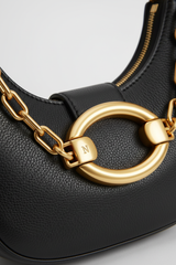 Le Gina Black – Leather & Hardware