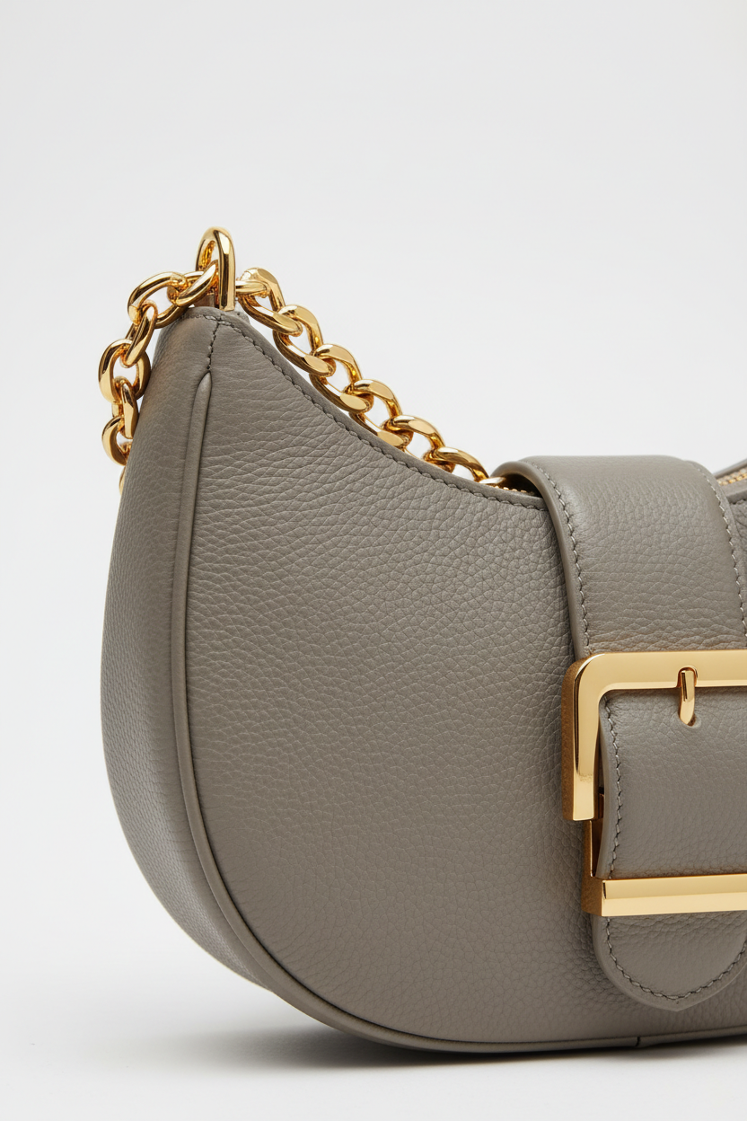 Le Gina Gray – Leather & Hardware