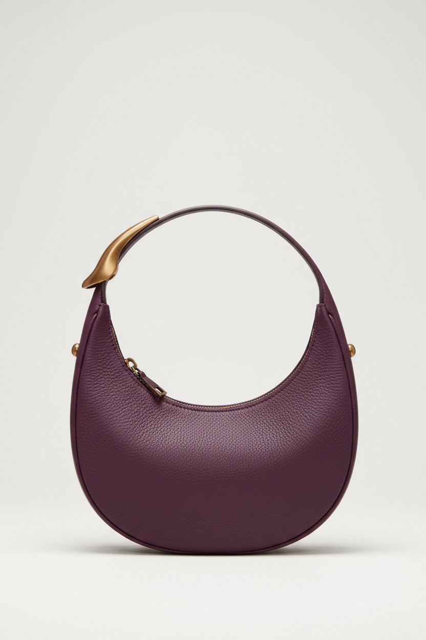 Le Gina Atelier Purple + Bronze – Front Portrait