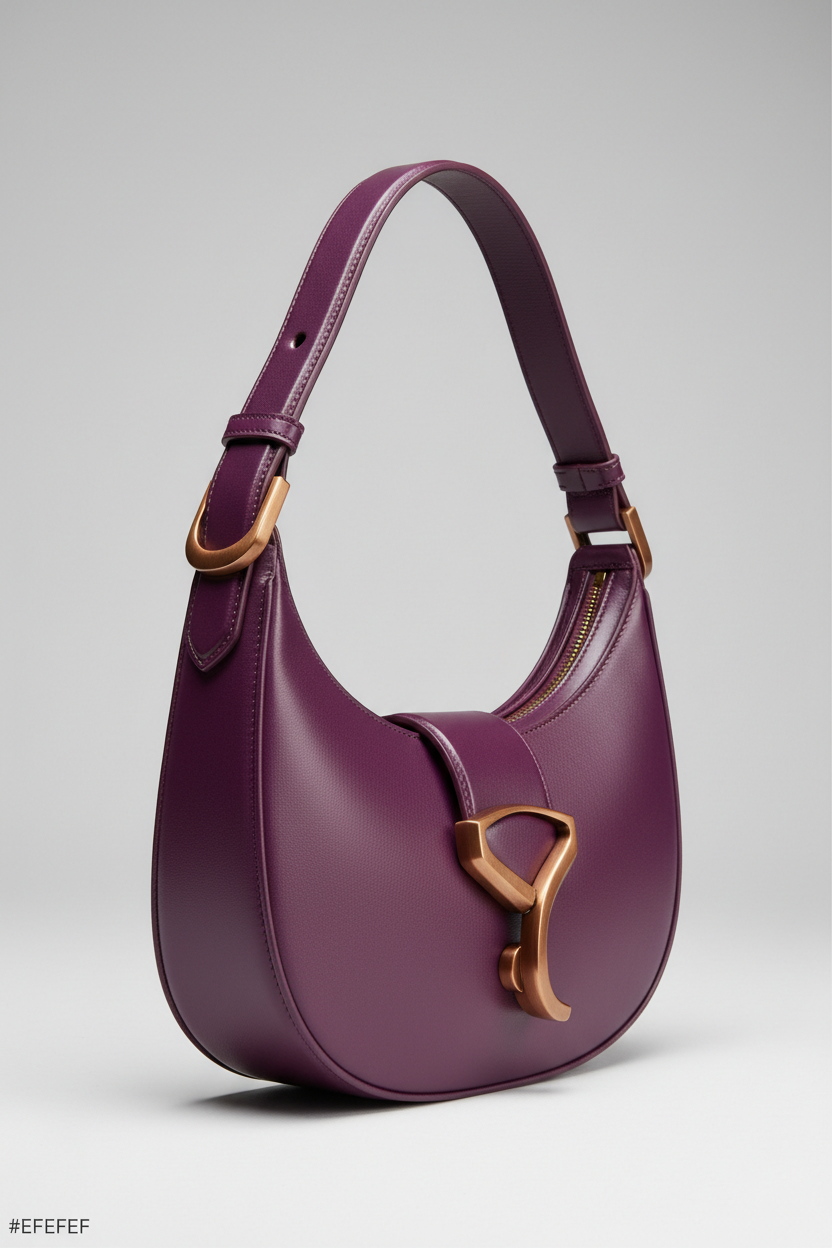 Le Gina Atelier Purple + Bronze – Side Angle