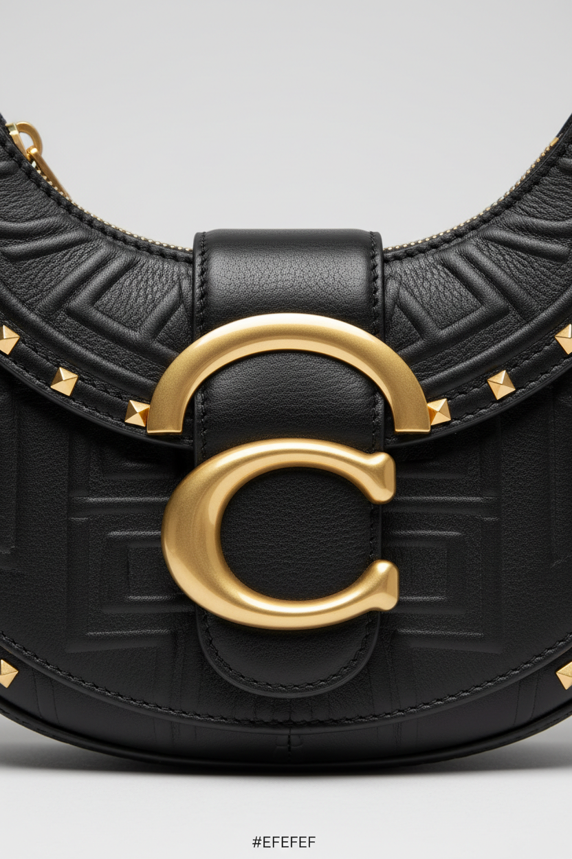 Le Gina Studio Black + Gold – Leather & Hardware