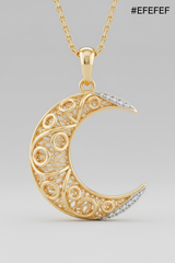 Le Luna Necklace – Pendant Detail Shot