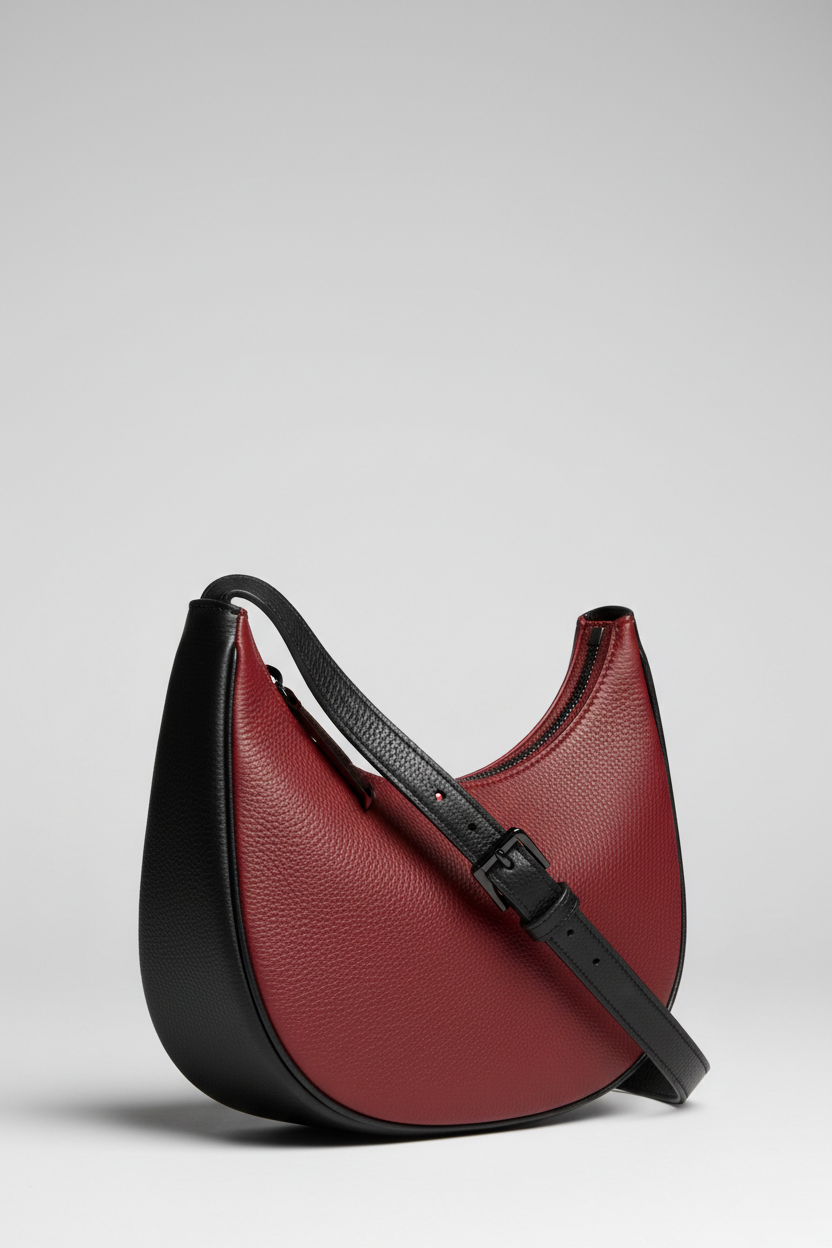 Le Gina Voyage Red + Black – Front Angle