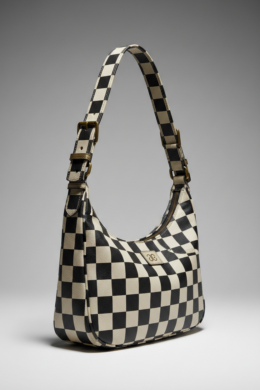 Le Gina Signature Checkered – Side Angle