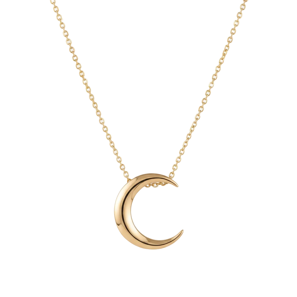 Le Luna Necklace - Transparent Background