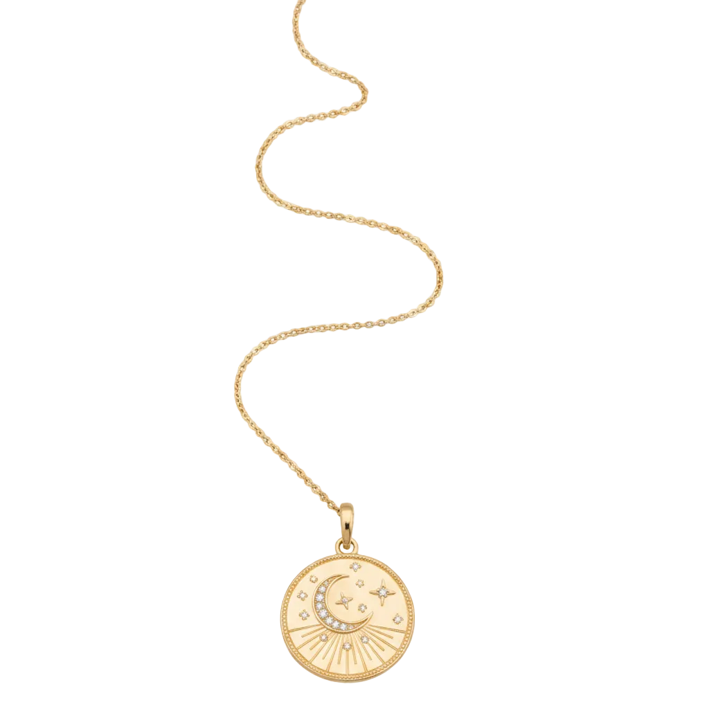 Le Soleil Necklace - Transparent Background