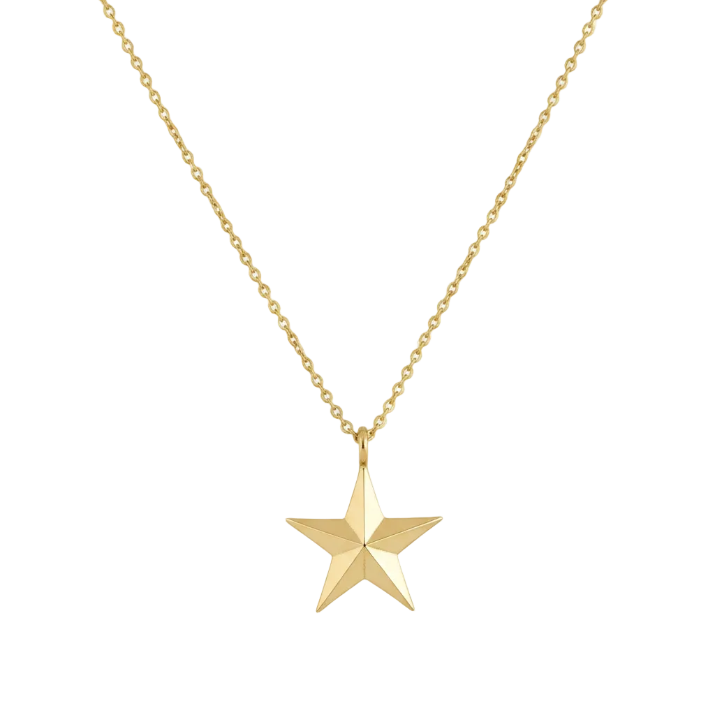 Le Étoile Necklace - Transparent Background